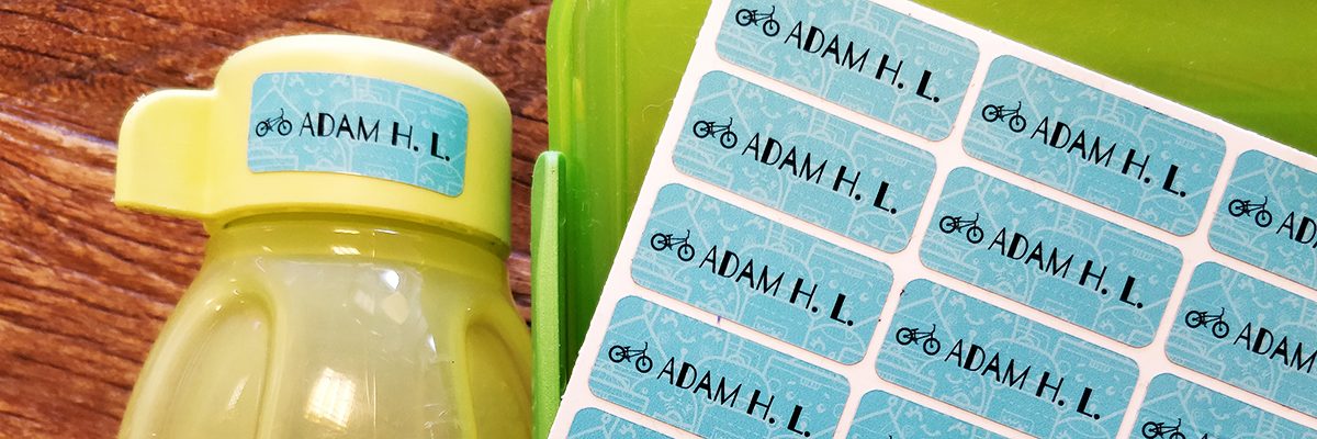 Etiquetas de nombre en el lavavajillas