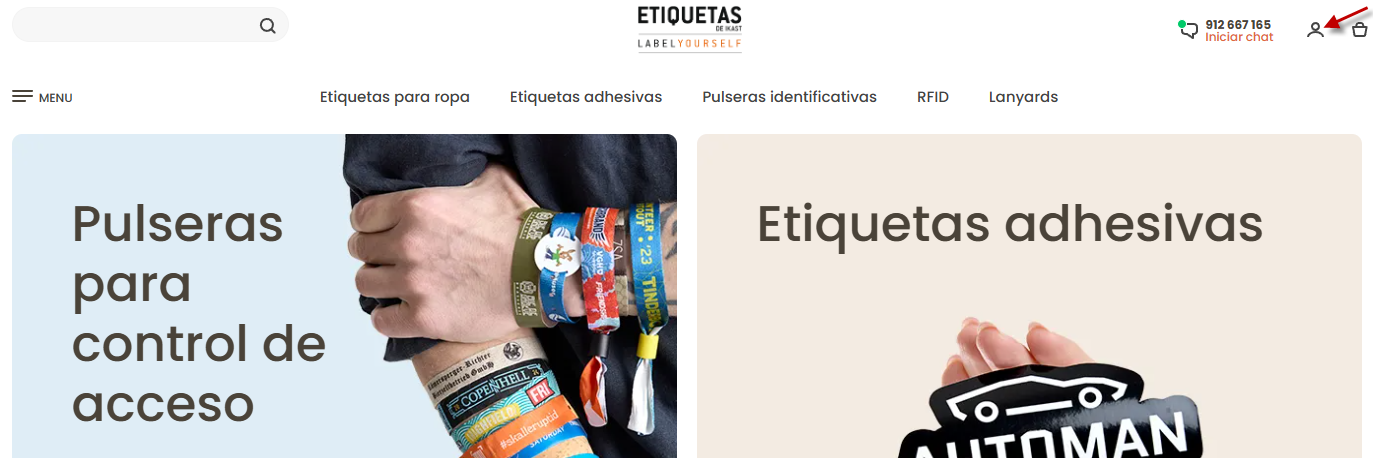 Procedimiento para volver a hacer un pedido